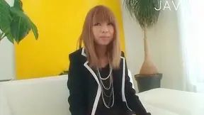 Busty japanese teen with black hair is satisfying his snake