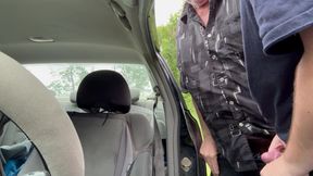 Grandpa bear fuck my mouth at rest stop