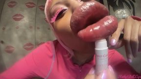 RubyDollLipz's Sniffing My Swollen Lips + Mini Lip Balm