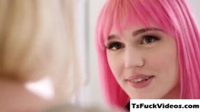 Transgender Claire Tenebrarum beds beautiful lesbians in a steamy encounter