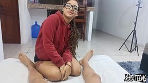 sara s niece gives me a blowjob. i love her tight and big ass