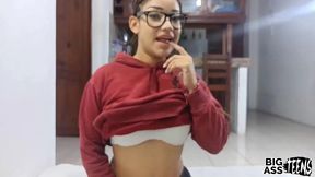 sara s niece gives me a blowjob. i love her tight and big ass