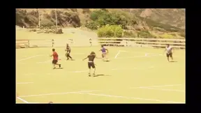 Big tit Asian hottie seduces football player at party