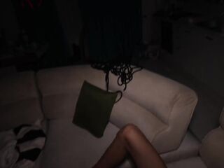 three guys drilled a cute slut with huge cocks and cummed on her body