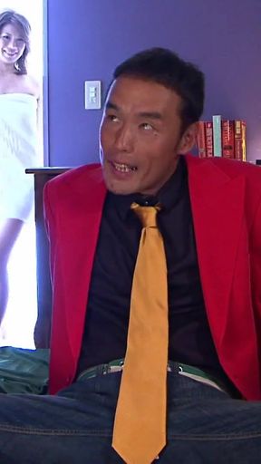 Jaw-dropping moment from "JAPANESE BABE BENDS OVER AS SHE GETS FUCKED BY TWO HARD"