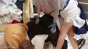 Cosplay Anal Fun With Asian Amateur Crossdresser