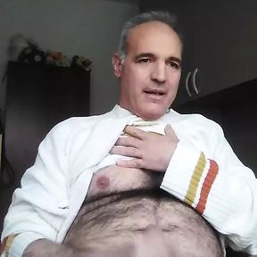 Blasphemous stepdad teaches his stepson Luca how to masturbate his own cock.