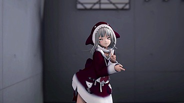 Gawr Gura Hentai HoloLive Sex and Dance Undress Creampie MMD 3D Garnet Clothes