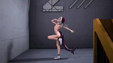 Gawr Gura Hentai HoloLive Sex and Dance Undress Creampie MMD 3D Garnet Clothes