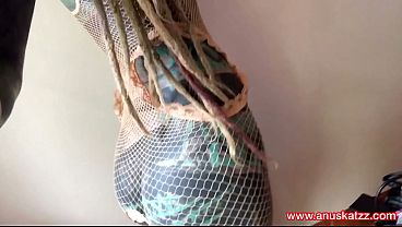 Naked Tattooed Beach Whore Anal Toys Outdoor, Solo Ass Play &amp_ Fucking