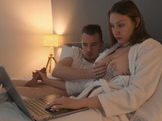 Step mama helps to cum step son in share couch with hand job and hairless cunt, but can't...