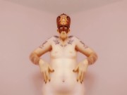 FTM Psychedelic Fantasy Trans Erotic Horror Mask Dance