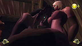 Elven Slut Sucks Busty Futanaris Big Cock! 3d Of Warcraft