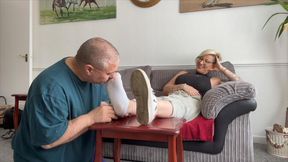 Sniff and Worship my Stinky Trainers Socks and Feet