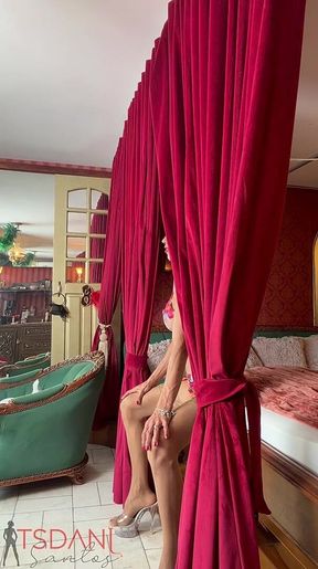 Hot Brazilian Trans Porn Star Daniela Santos Getting Sensual on Cam.