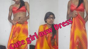 Cute girl new dress