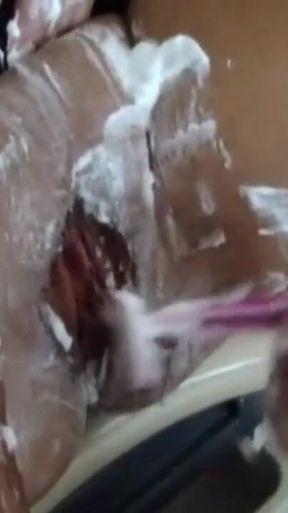 The Slave Shaves My Cunt