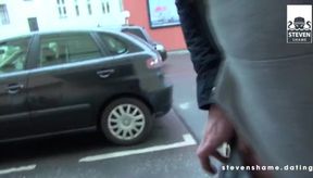 CURVY GIRL GETS BIG COCK: Swiss MERMAID HAIRED GIRL fucked PUBLIC TOILET! Steven Shame Dating