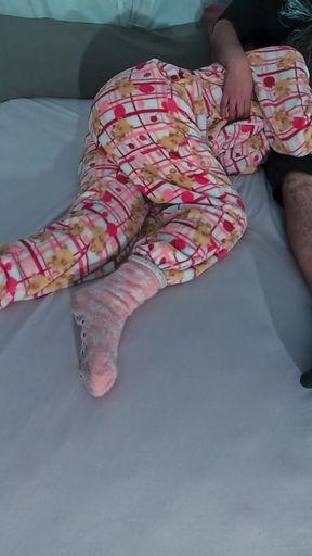 Stepsister sucked his cock until she got all the cum out of it.   Clip 1