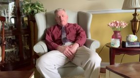 Masturbating daddy. Spreading my legs and masturbating