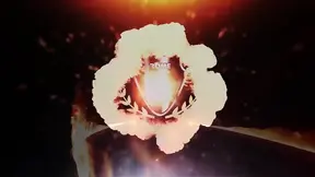 De zwarte lul van de kerstman explodeert in een kerst-tema kutpresentatie.