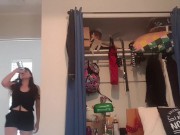 Princess Puppy Kat pisses on Bedroom floor, too lazy.