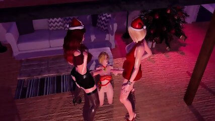 New 3D Cartoon Shemale Wild Gangbang in Bathroom 2 Boy 3 FUTANARI