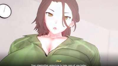 My Busty Stepaunt Pays a visit to my twisted world: My twisted game of hentai porn with big tits and big boobs