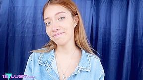 Double Dick For Pretty Kelly, Cum Plastered