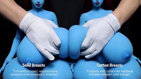 TPE Mini Sex Doll Breast Comparison