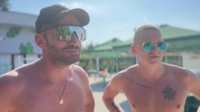 Hot girl seduces gay couple to have sex with her Part 1