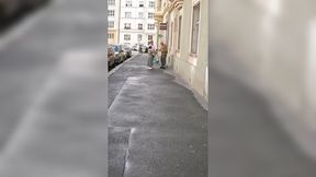 Asian girl masturbate with her big natural tits for money