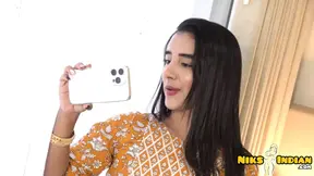 Desi Stepsis gets her tight pussy pounded and cream pie'd by step bro
