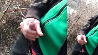 Japanese twunk jacks his sausage outside and droplets humungous, gloppy, and dribbling jizz.