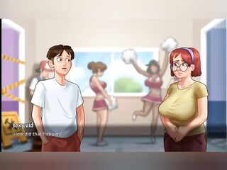 Summertime saga scenes with stepmom and teacher