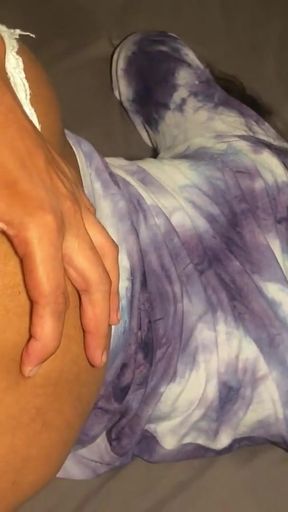 My stepmom's beautiful thong makes me come prematurely   Clip 2