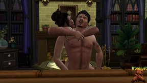 Sizzling shemale milf pleasures man in his home - wickedwhims