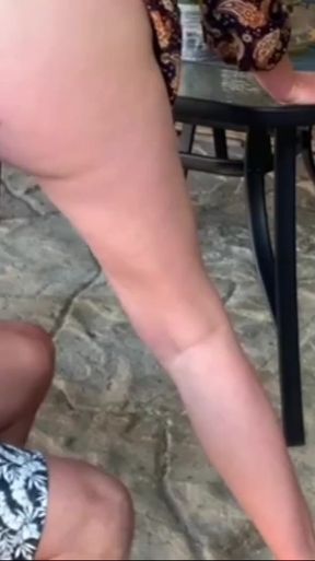 Stepmom mutual masturbation outdoor creampie   Clip 1
