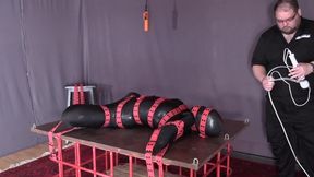 Bondagesession - Catsuit, Belts and Hitachi