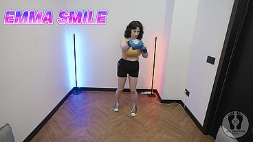 BOXING TRAINING ANA SPEARS VS EMMA SMILE FEMALE FIGHTING