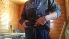 Solo Simp Ties up his balls to worship buttholes completely surrender