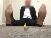 NOT ALL BIG GIANTS ARE MONSTERS - WHEN YOU SHRINK IT IS GOOD TO BE IN SAFE HANDS - MANLYFOOT