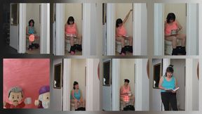 Toilet Detoxing Chatting Talking Album Covers Feeding You Laughter and Joy