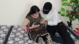 Sexy Indian Beautiful Step Aunt Blowjob Sucking and Fucking With Her Step Nephew Part 1