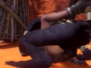 Big wolf fucking hard 3D