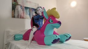 DVA on the Inflatable Sofi - This is not my Meka