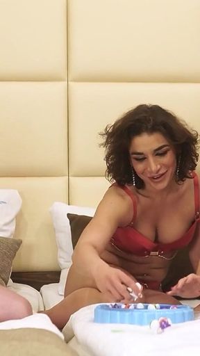 Dive Into a Sizzling Game of Strip Fishing with Margo, Fibi, and Lola Danger