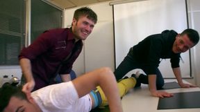 Students Gay Threesome