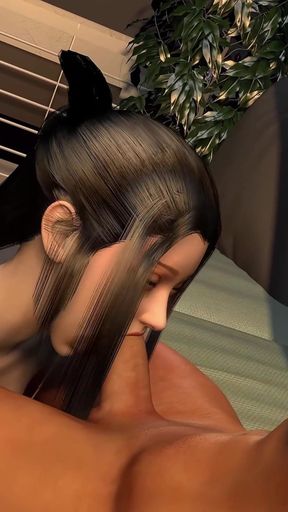 3D Cute Asian Babe Naked Her Pink Nipples Got Her Wet Pussy Fucked so Hard