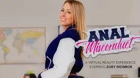 Anal Misconduct featuring Zoey Monroe - NaughtyAmericaVR